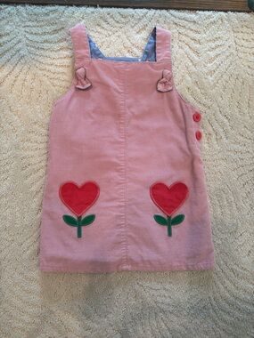 Baby Boden Heart Pocket Pinnie